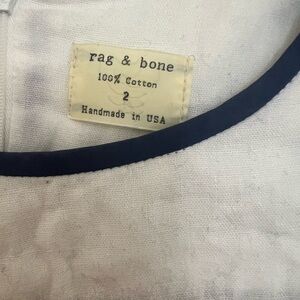 Rag & Bone White Cotton Dress